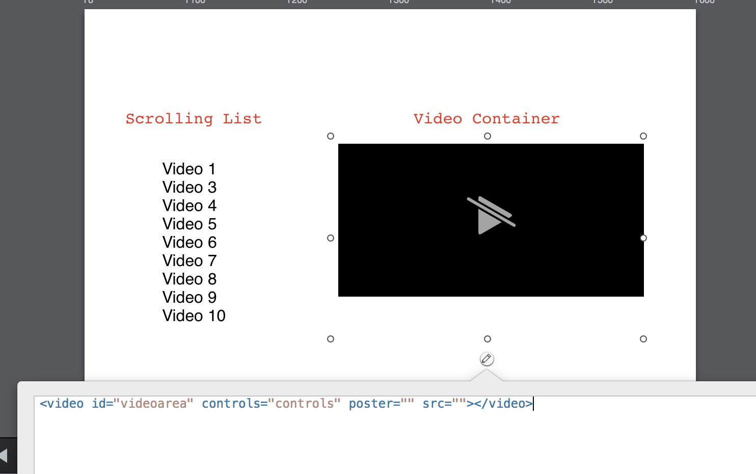 Adding a simple Video player - Using JavaScript with Hype - Tumult