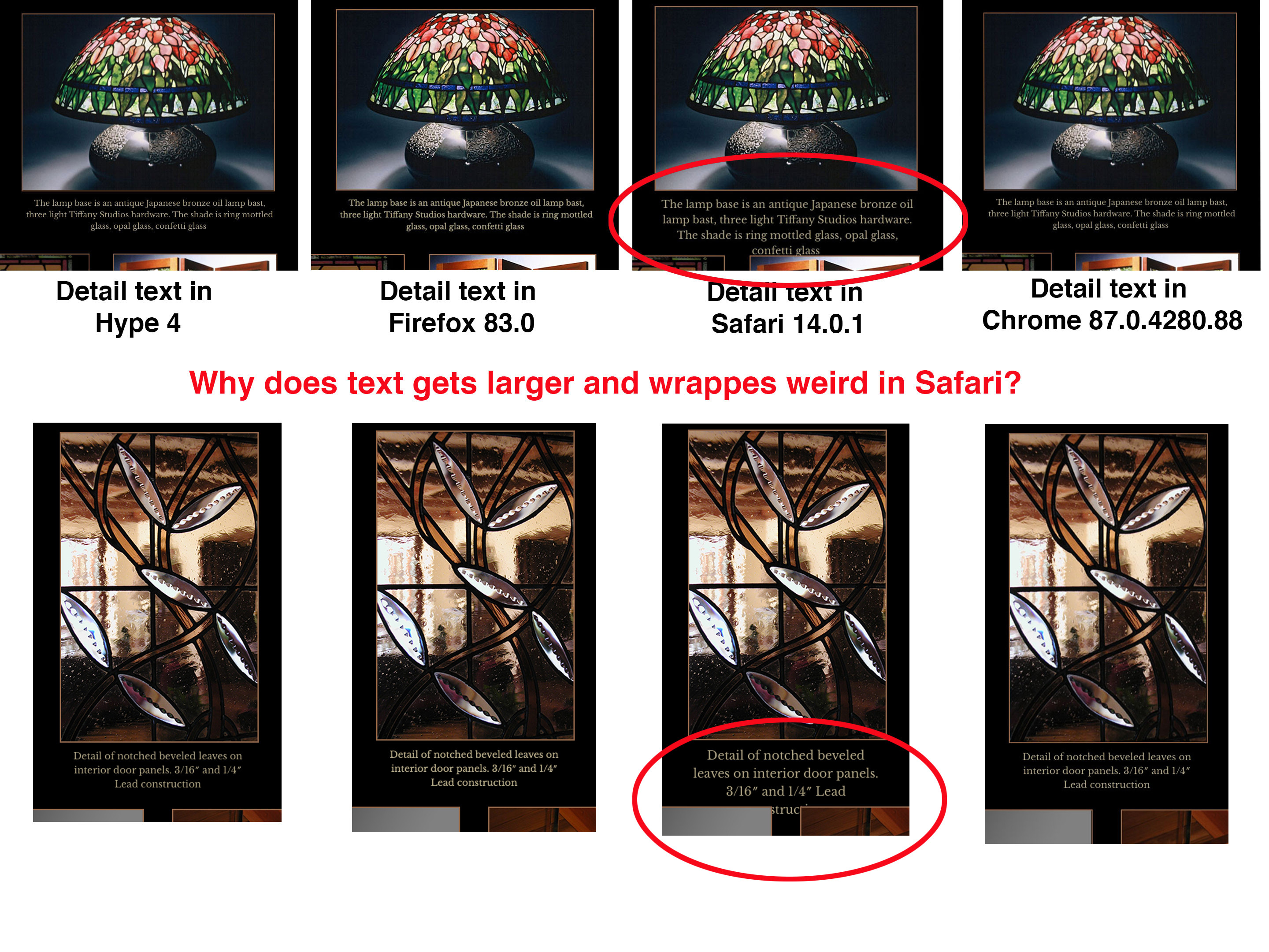 Text wraps weird and font size increases in Safari - Typography - Tumult  Forums, image size:2880x2160