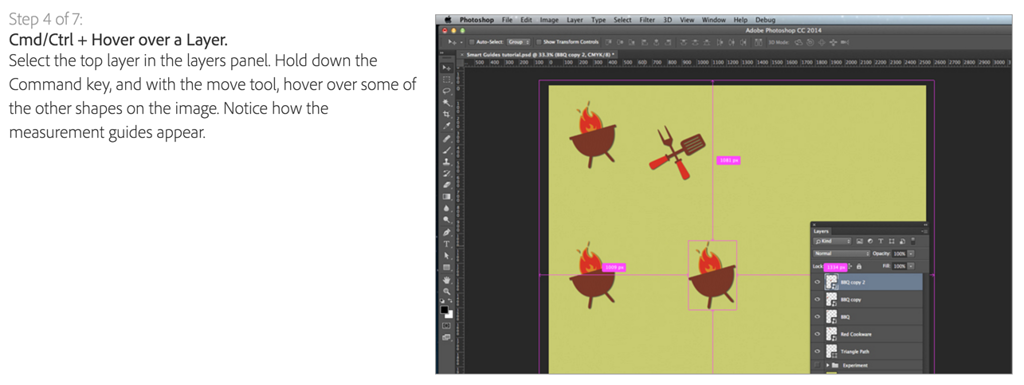 CMD+mouse hover / CMD+mouse click = show / select single element ...