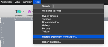 restore-document-from-export