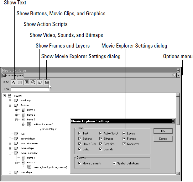 movie explorer files register as tv show