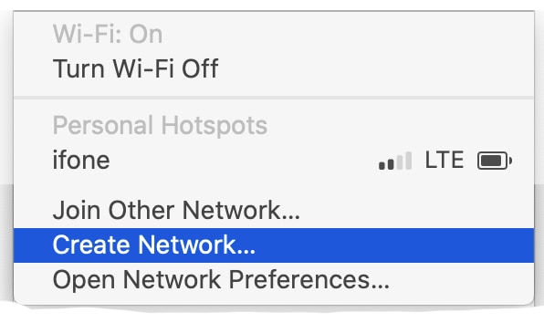 ad hoc network mac address